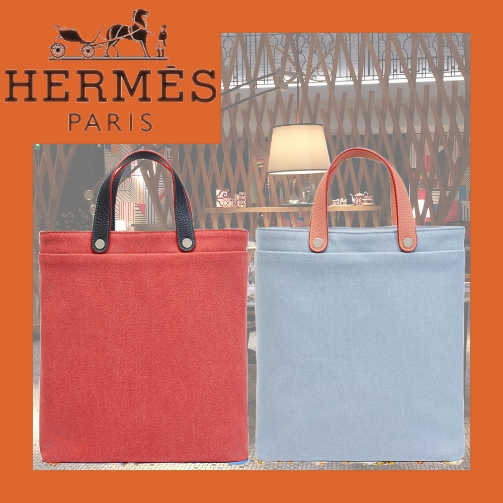 ☆オシャレにおでかけ♪☆HERMES toile トートバッグ