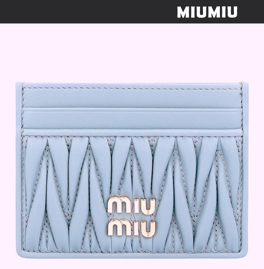 MiuMiu ◆マリーゴールドマテラッセカード入れ 【 残りわずか】