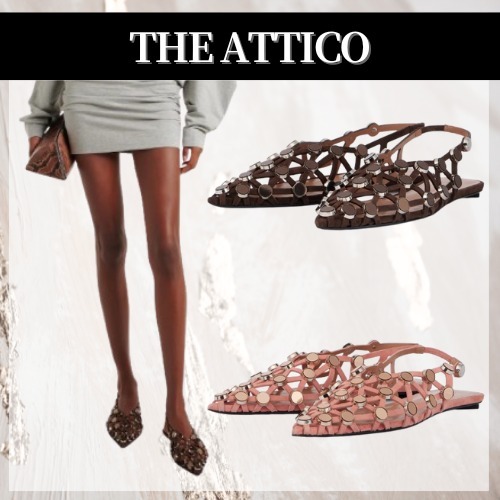 THE ATTICO◆スエード スリングバック フラットシューズ 上品♪