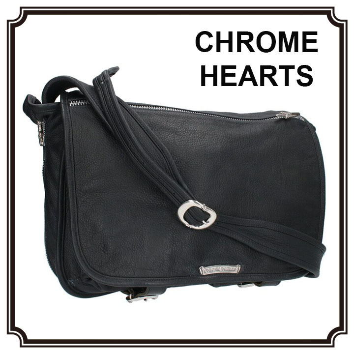 【CHROME HEARTS】ガンスリンガー レザー ショルダーバッグ