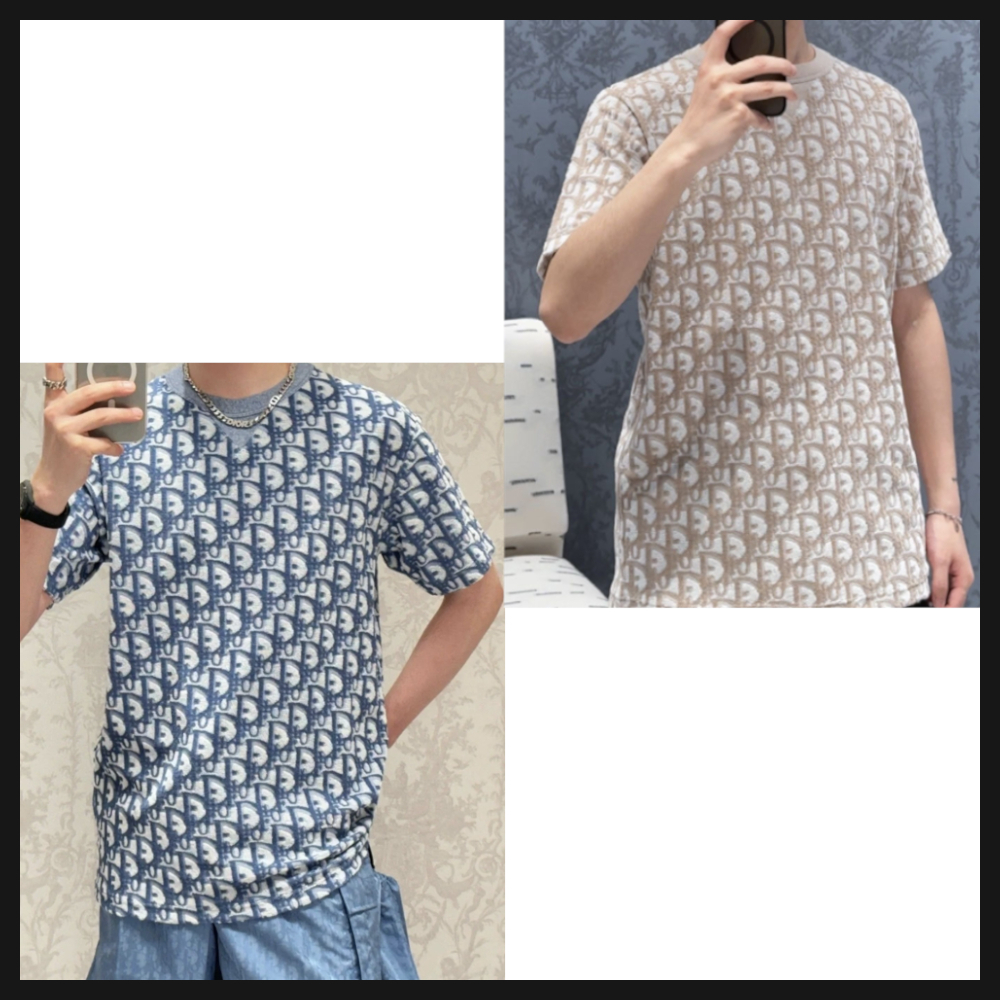 【全面プリントがおしゃれなデザイン☆】Dior Tシャツ