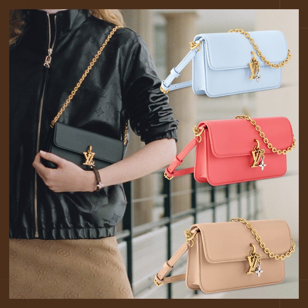 《LOUIS VUITTON》スマホ収納OK!ブルーム チェーンウォレット