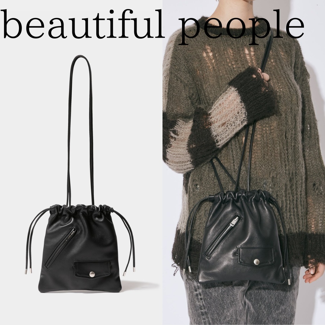 ■beautiful people■excerption riders drawstring bag