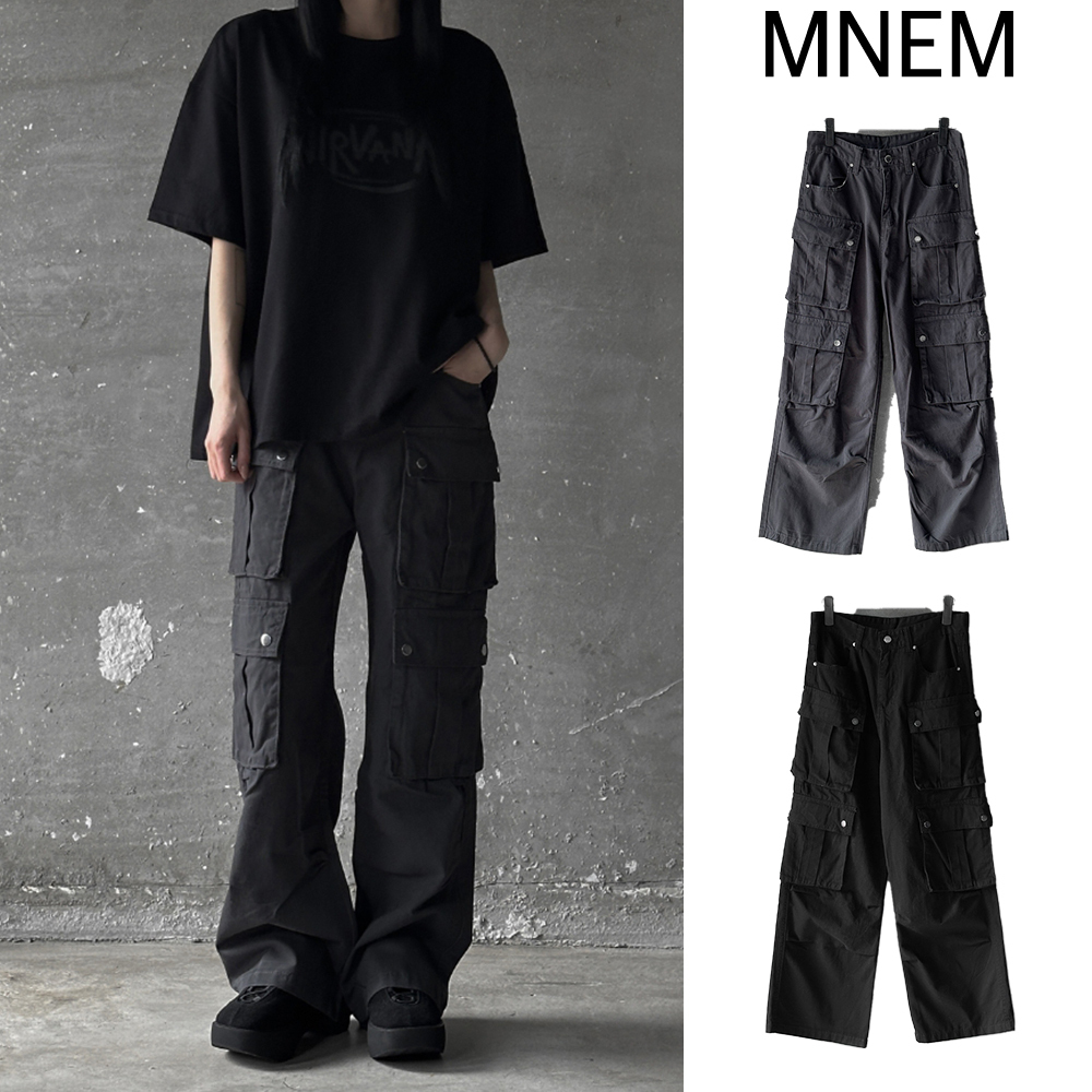 【mnem】TAKER WASHING MULTI CARGO PANTS