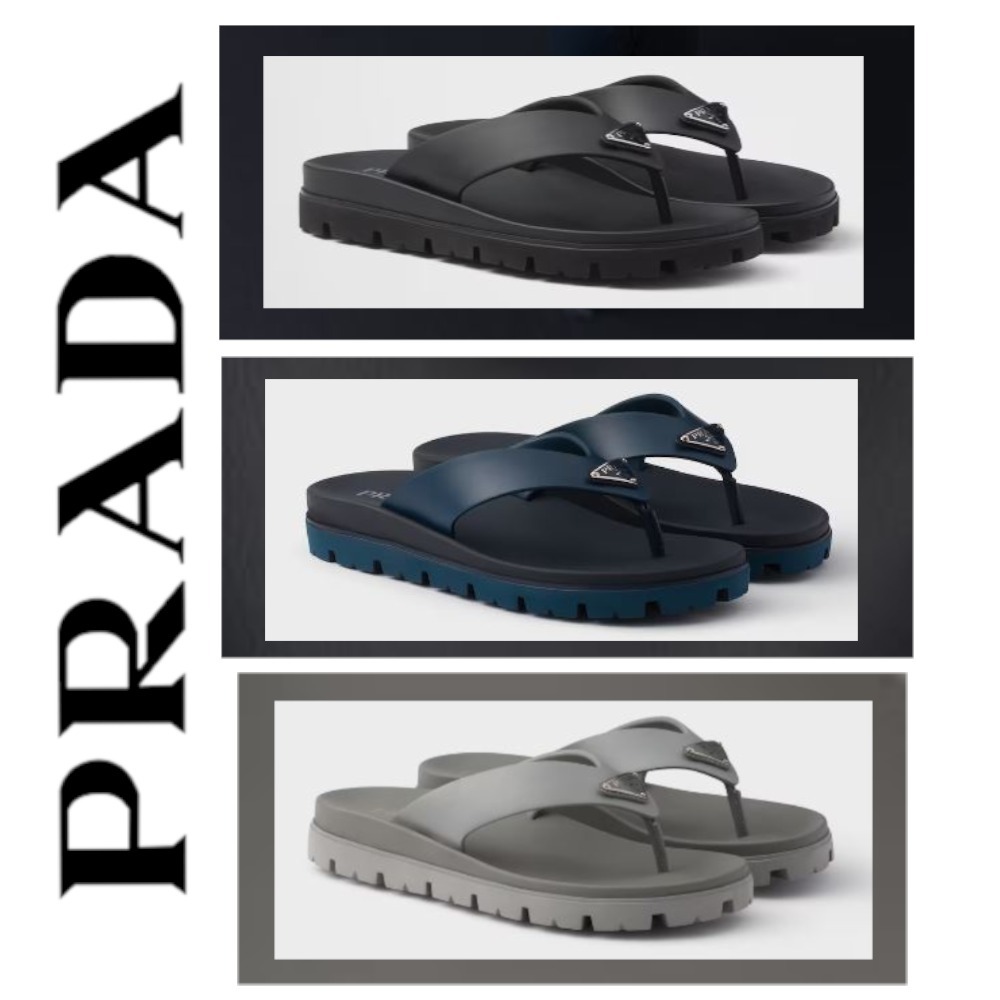 注目の新作♪【PRADA】ラバー トングサンダル