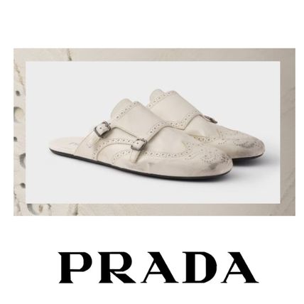 ホワイト（白）系 27.5cm PRADA(プラダ) サンダル(メンズ