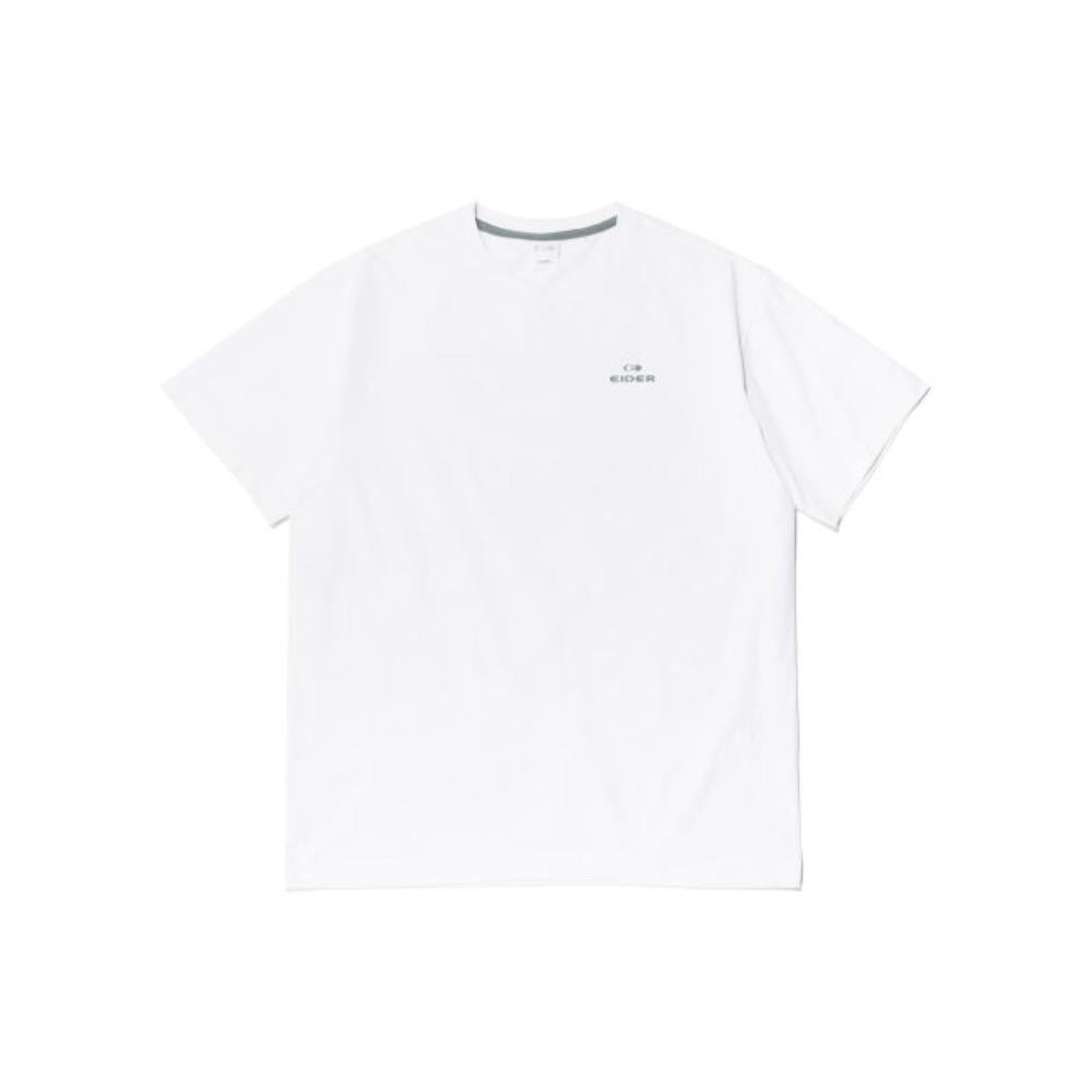 Tシャツ・カットソー EiDER FORET Forest Short Sleeve Round T-ShirtWhite DMM24258W