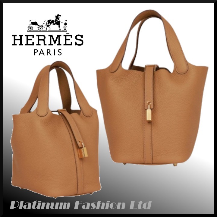 入手困難品【HERMES】ピコタンPicotin Lock 18 Bag Gold Biscuit
