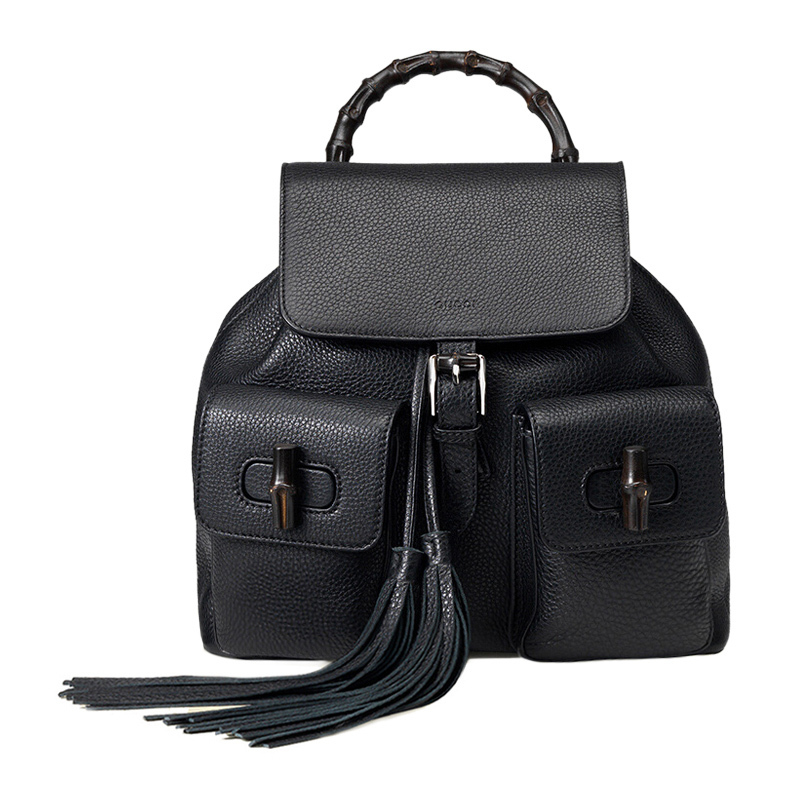 グッチ GUCCI レディース バンブーレザー バックパック
