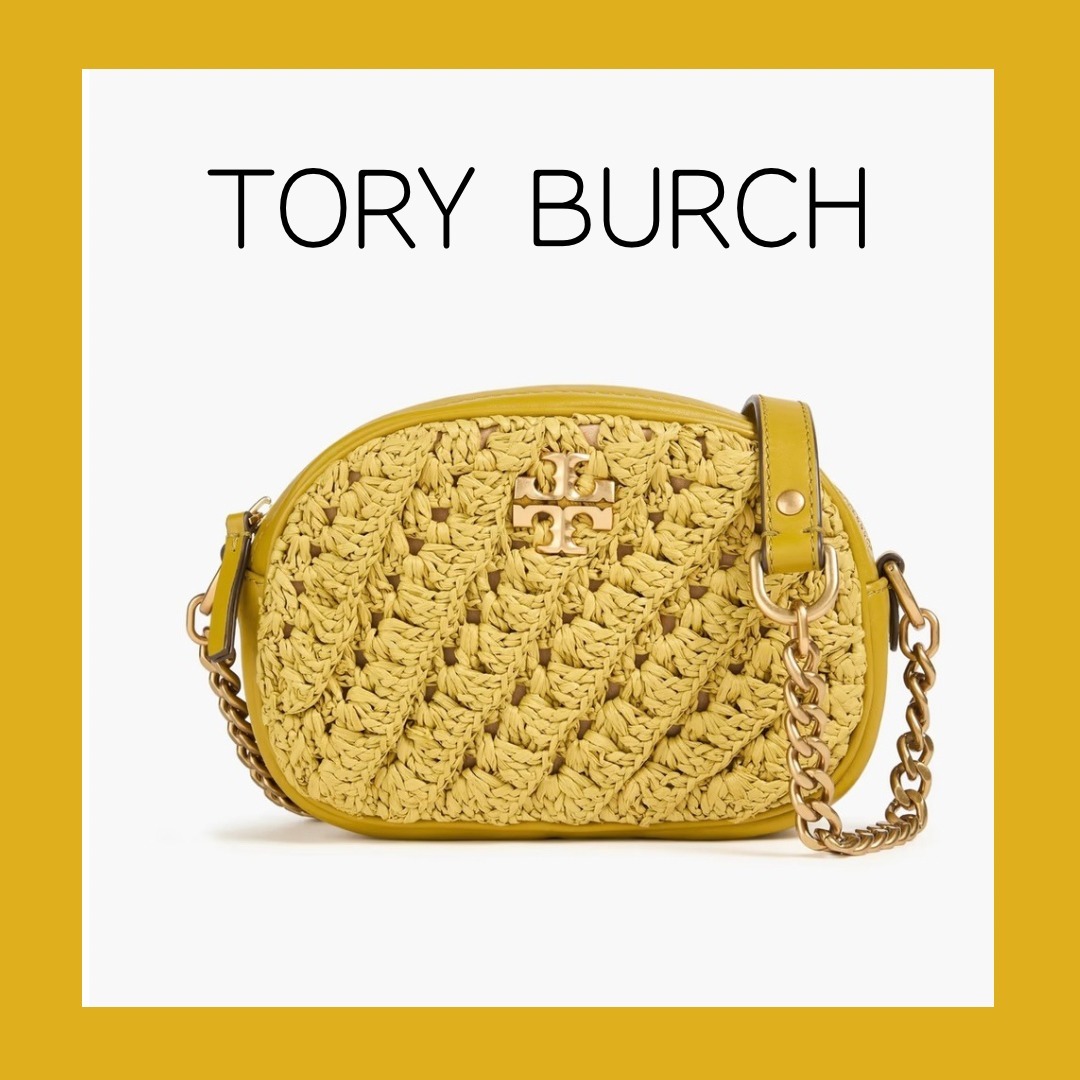 TORY BURCH ★関税込み★スモールKira クロシェカメラバッグ