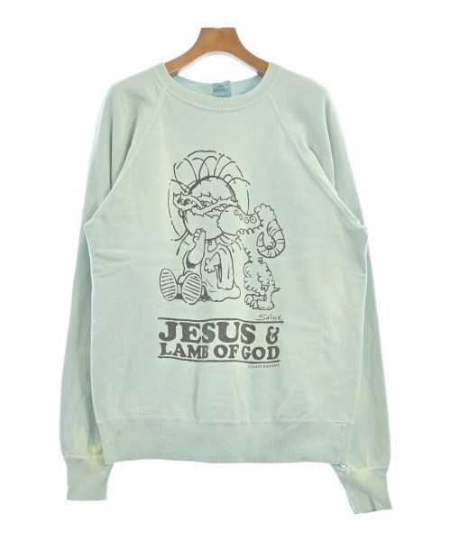 SAINT MICHAEL セントマイケル パーカー 青緑系 L A077525A0038