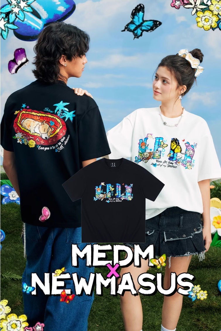送料関税込み[M.E.D.M]NEWMASUS Tシャツ★日本未入荷★男女兼用