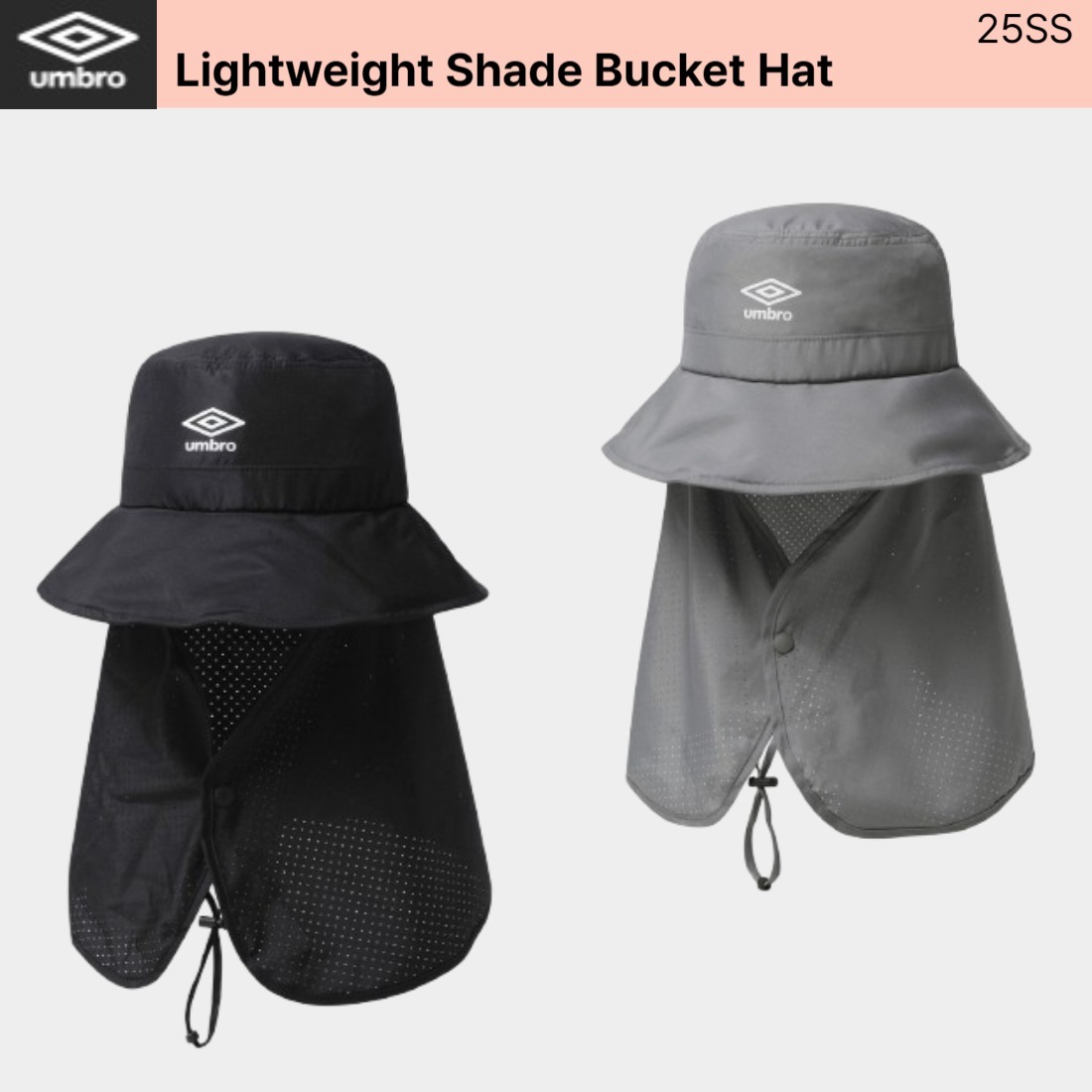 UMBRO■Lightweight Shade Bucket Hat■送料込
