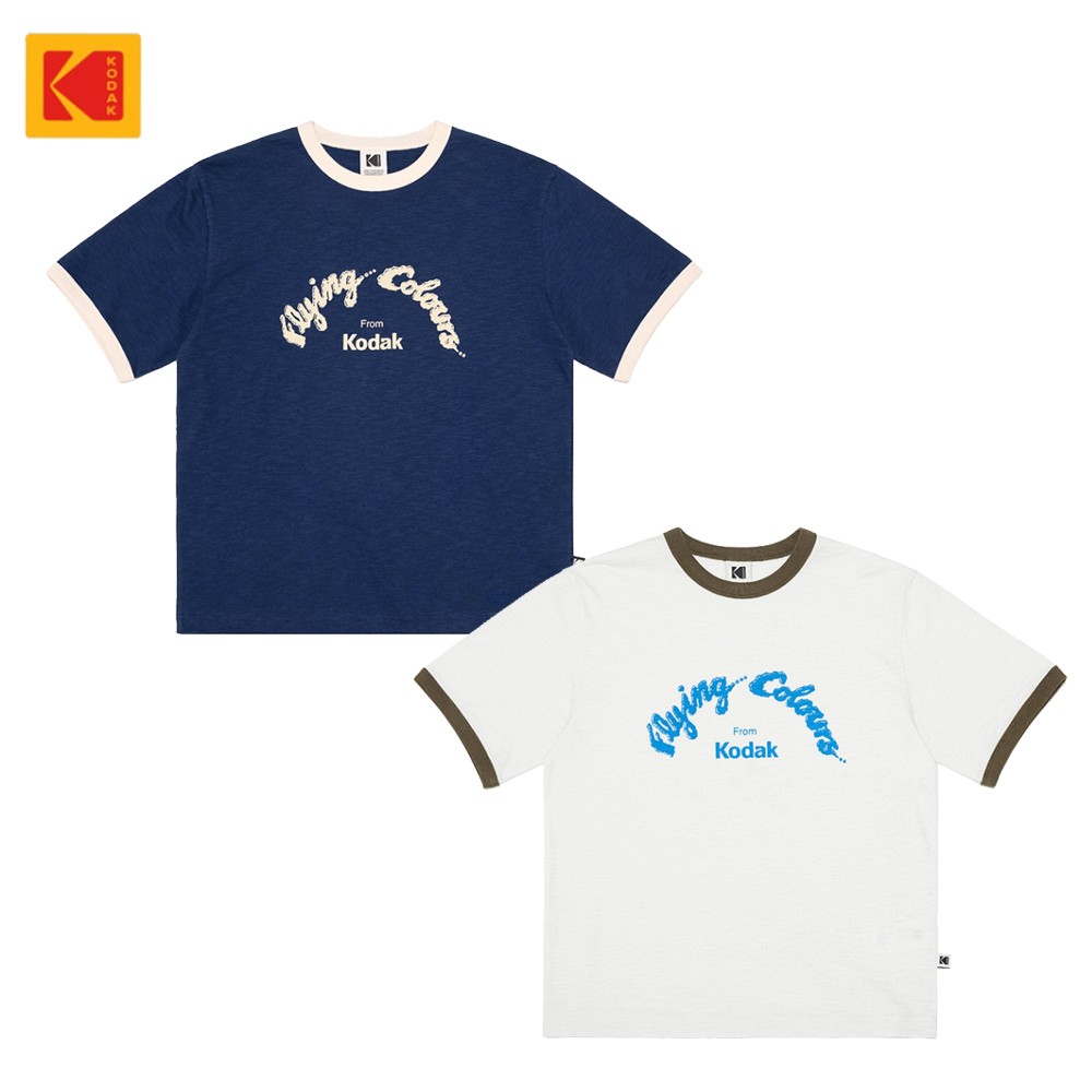 KODAK★大人気★グラフィックリンガー半袖Ｔシャツ♪