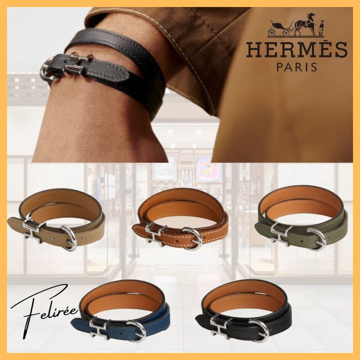 《上質なお洒落アイテム》HERMES トレンチブレスレット