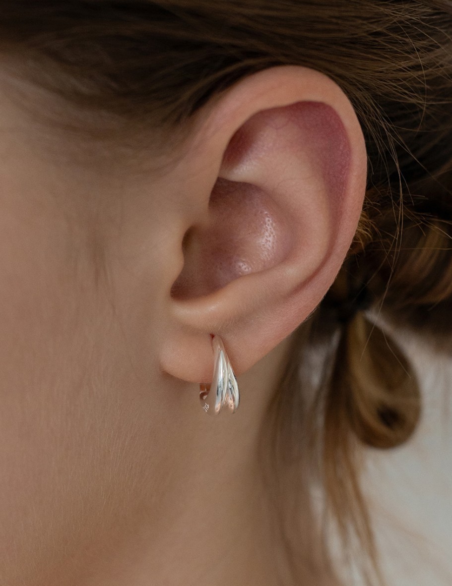 TATIANA】Blended Flow Hoop Earring / ピアス (TATIANA/ピアス