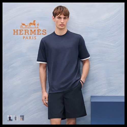 **バイカラー♪**【HERMES】「ピクルス・セリエ」Tシャツ