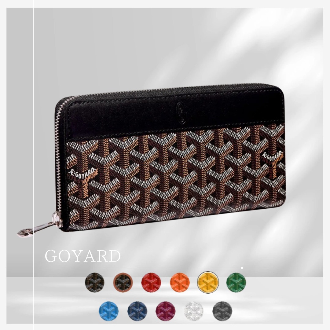 老舗ブランド【GOYARD】マティニョン GM ウォレット 芸能人愛用