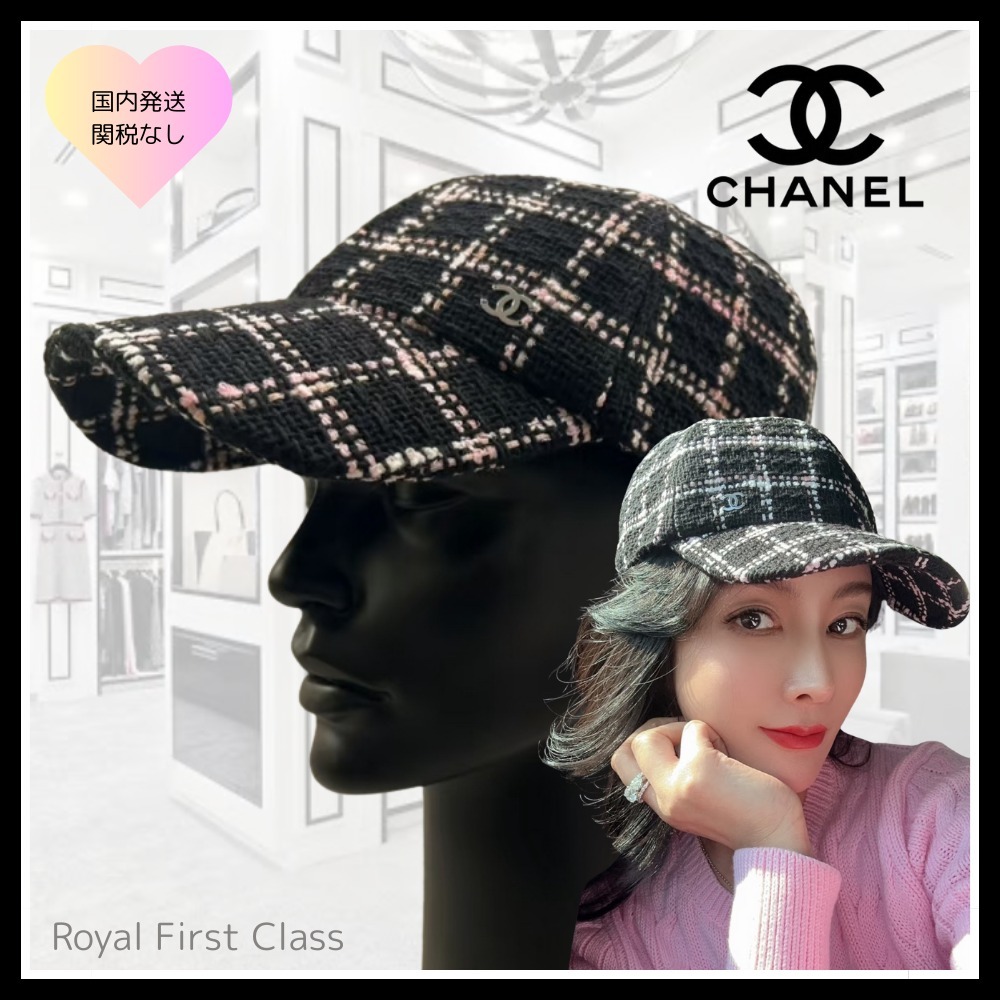溢れる高級感♡CHANEL シャネル ツイード キャップ