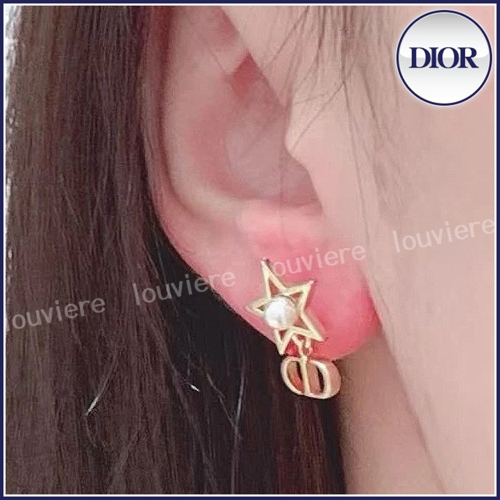 【耳元が可愛くお洒落♪】DIOR Petit CD Lucky Charms ピアス