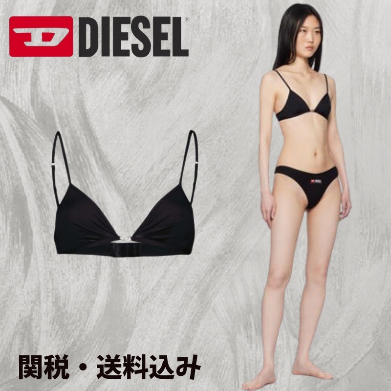 【DIESEL】ディーゼル Luna-Dnm ブラジャー ブラック 25SS