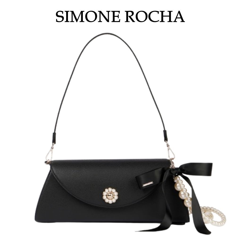 【Simone Rocha】バレンタイン装飾レザーショルダーバッグ