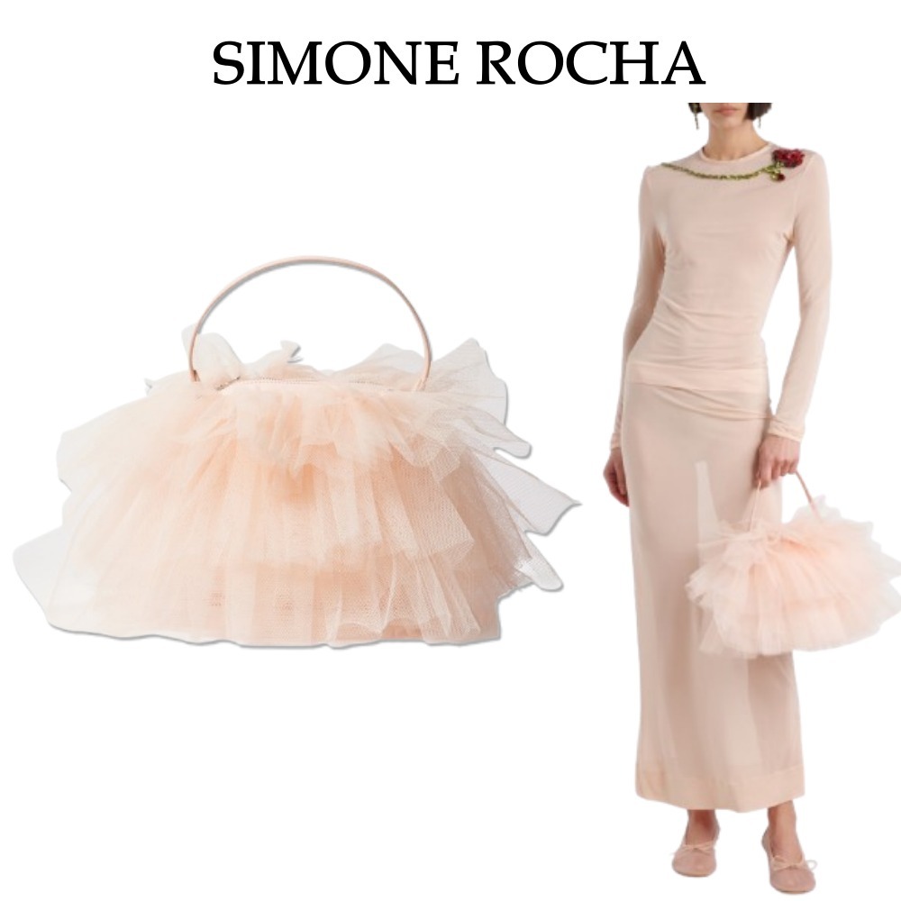 【Simone Rocha】フリルチュチュミニキャンバスショルダーバッグ