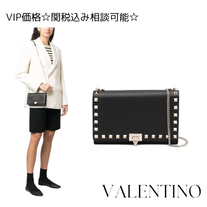 VIP価格☆VALENTINO ロックスタッズ ミニバッグ ショルダー