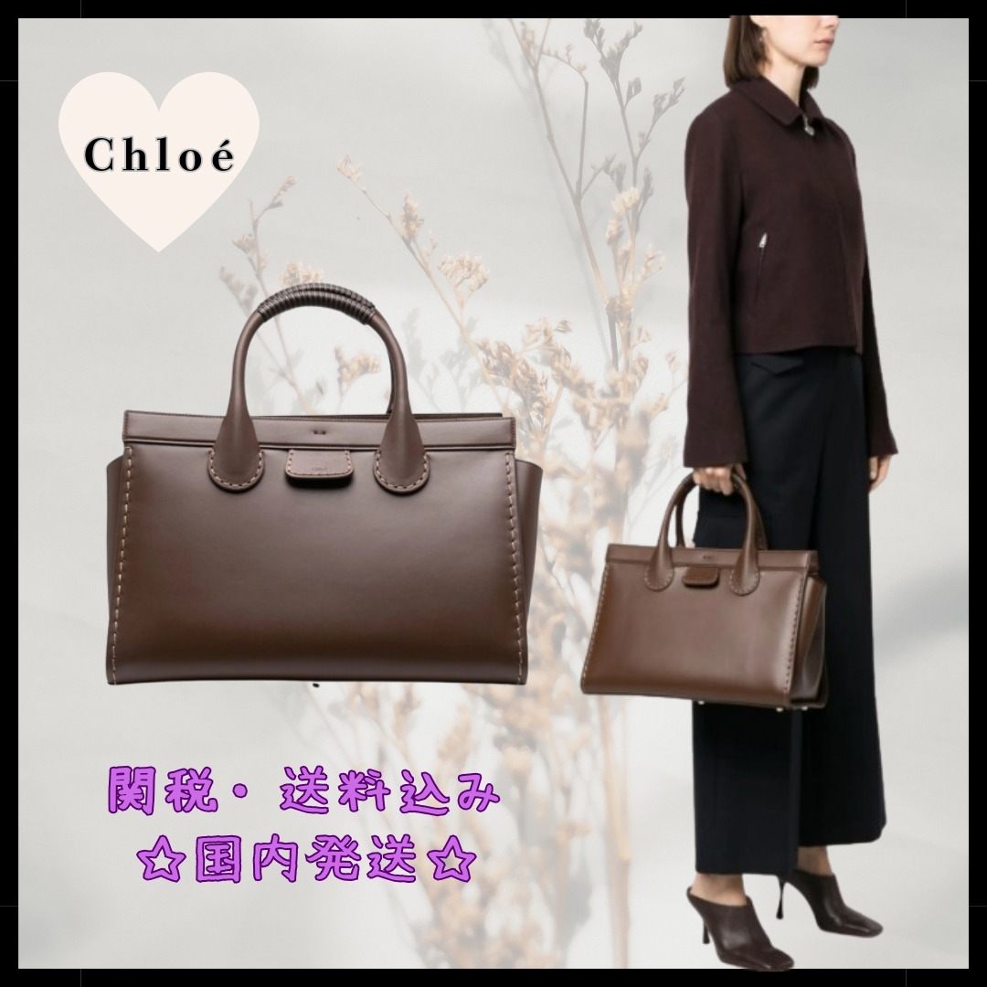 Chloe☆Edith レザーハンドバッグ L【関税/送料込み★国内発送】