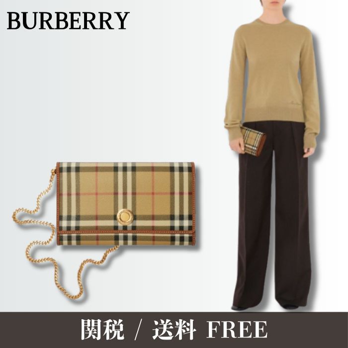 【大人気】BURBERRY チェーンショルダーバッグ