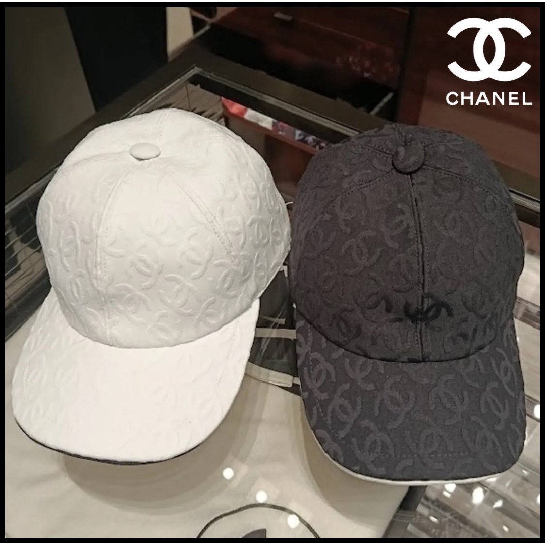 【男女兼用☆お揃いもできる♪】CHANEL キャップ エンボス