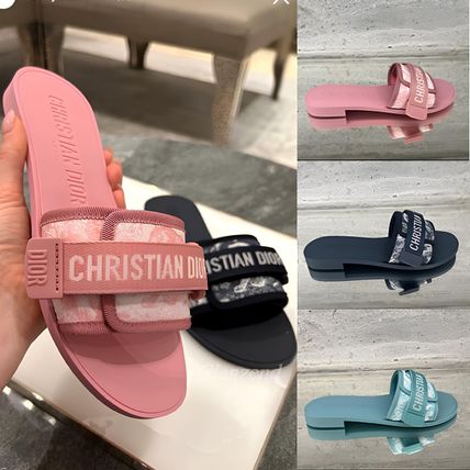 【ピンクで可愛いらしい♪】DIOR★Dway ミュール サンダル Christian Dior ディオール スライドサンダル Dway スライド