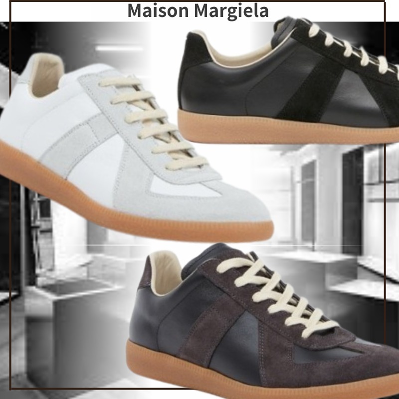 【関税込】MAISON MARGIELA Replicaレザーレスニーカー