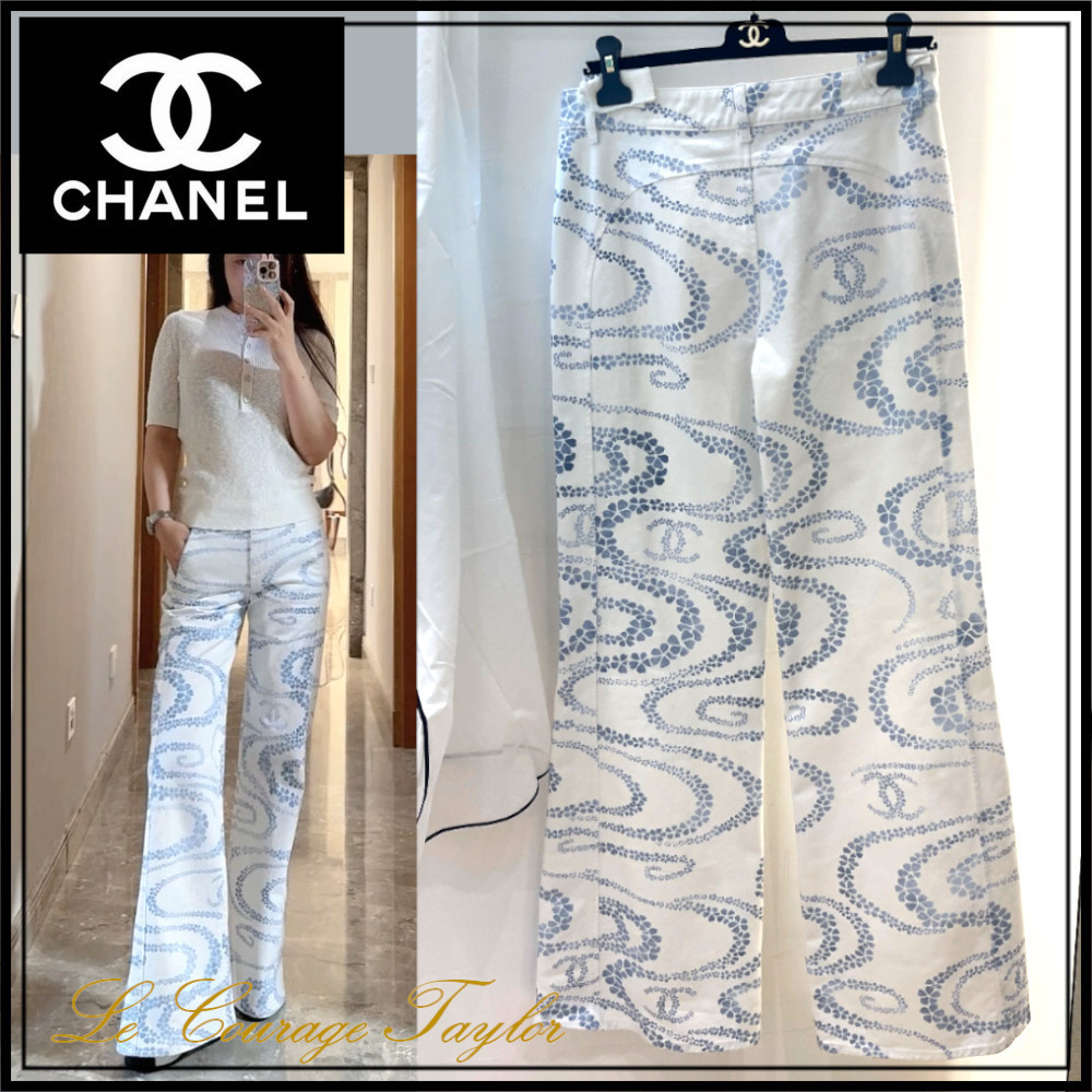 プリントデニム♪【CHANEL】ジーンズ