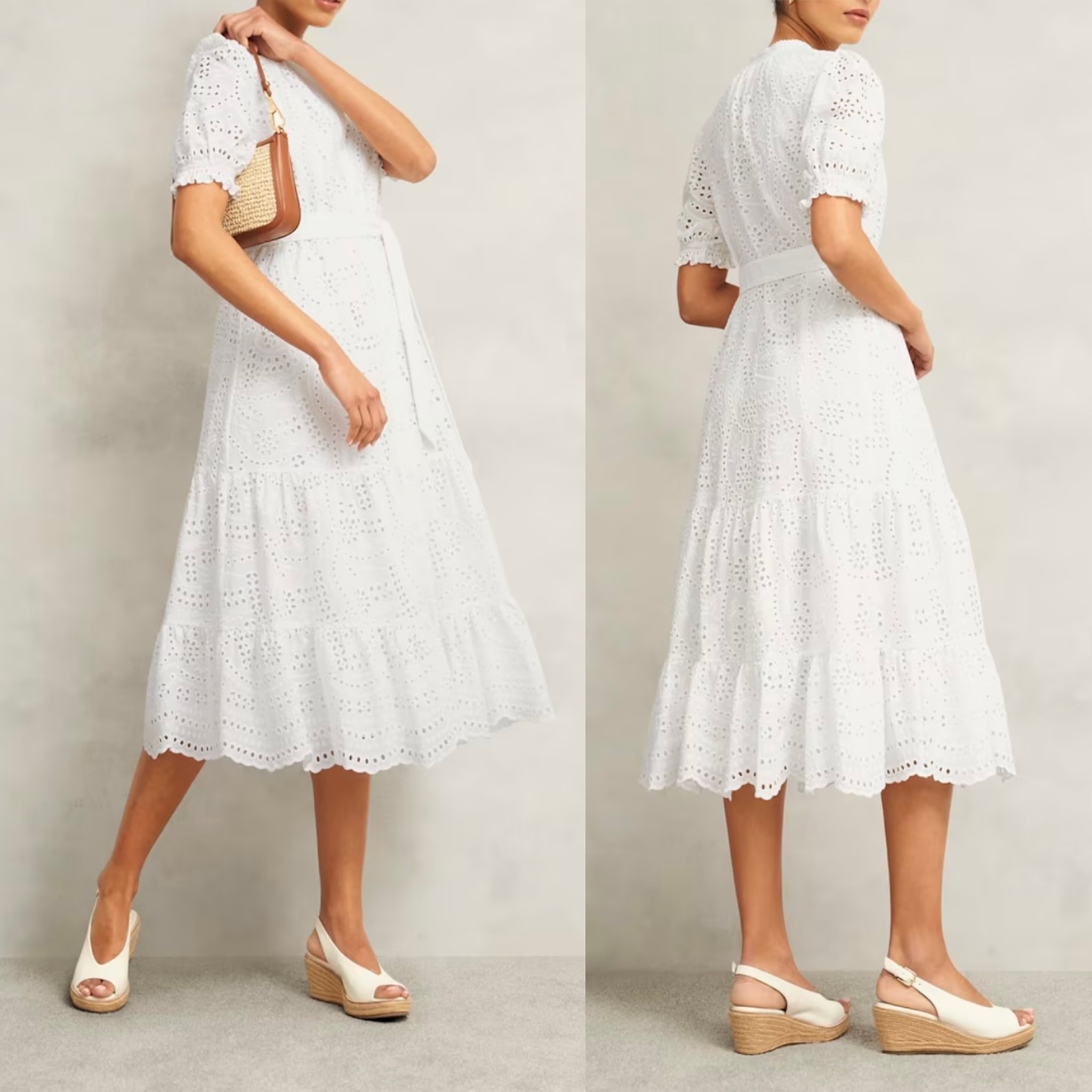 英国発【Hobbs London】Rosanna ブロデリードレス