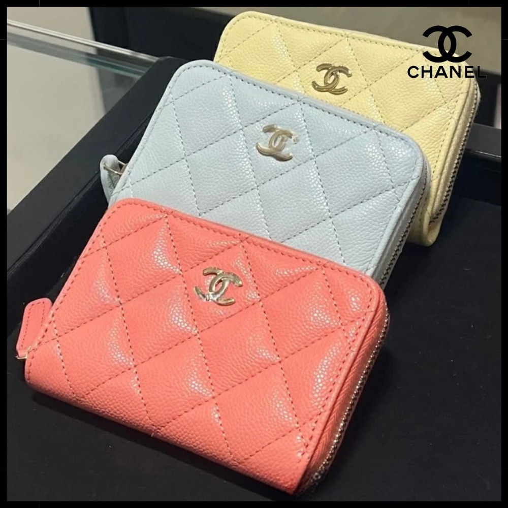 【可愛い】CHANEL クラシック ジップコインパース コインケース
