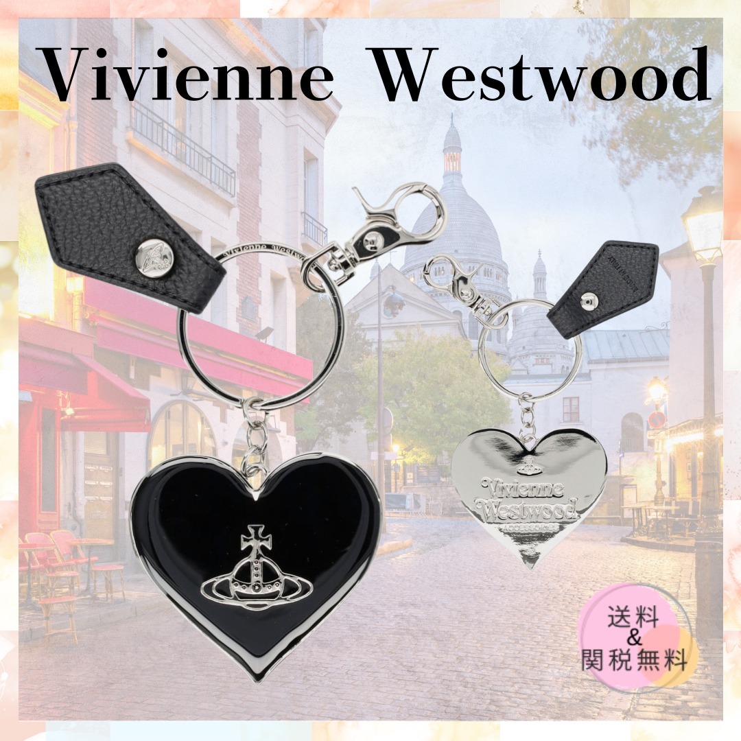 ◆Vivienne Westwood◆ミラー ハート オーブ キーリング