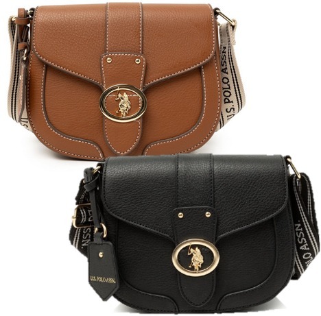 U.S.Polo Assn. メタルポニー ヘリテージ ロゴ クロスボディー