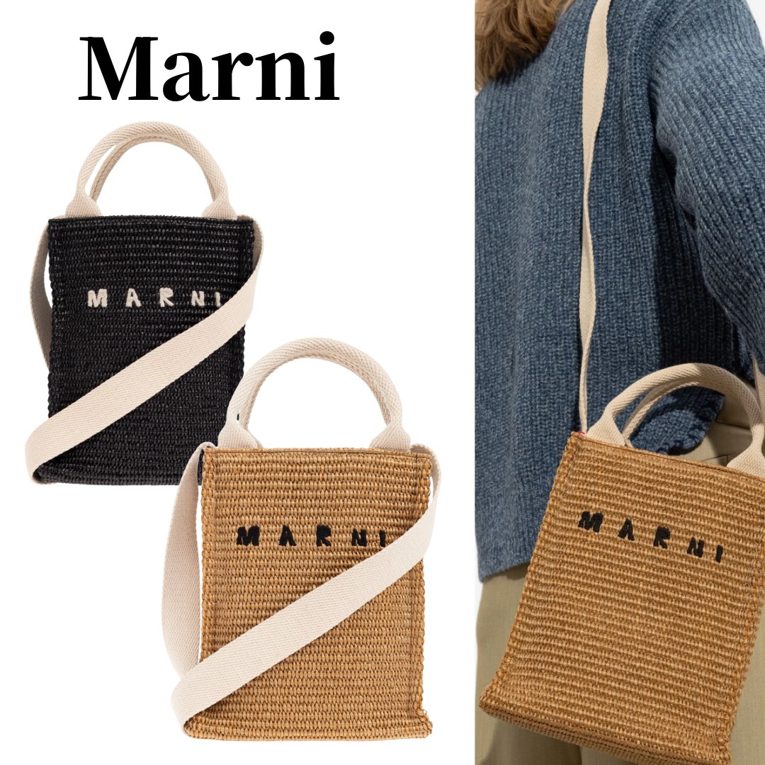 【関税・送料込み】Marni ラフィア ハンドバッグ