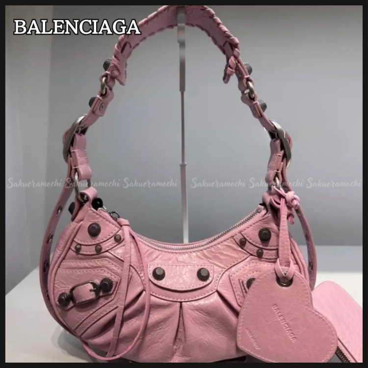 【BALENCIAGA】Le Cagole XS ショルダーバッグ pinkカラー