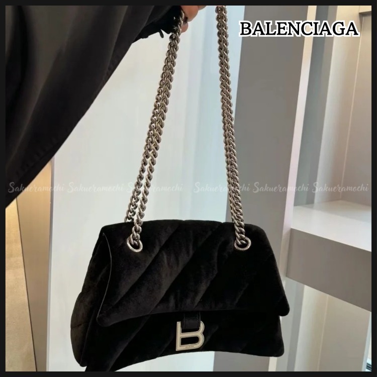 【BALENCIAGA】チェーンbag ミディアム キルティングblackカラー