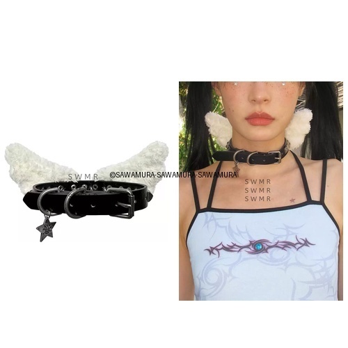ネックレス・ペンダント CFIERCE Belt Wing Fluffily Choker