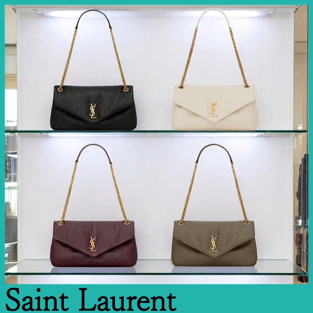 ★Saint Laurent直営店★calypso ラムスキンレザーバッグ