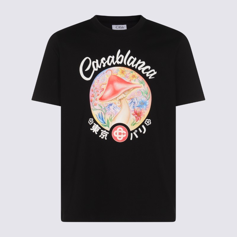 Tシャツ・カットソー Casablanca Casablanca T-shirts and Polos Black
