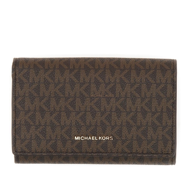 折りたたみ財布 Michael Kors FW25 (32T5GJ6D9B 252BRN ACORN)