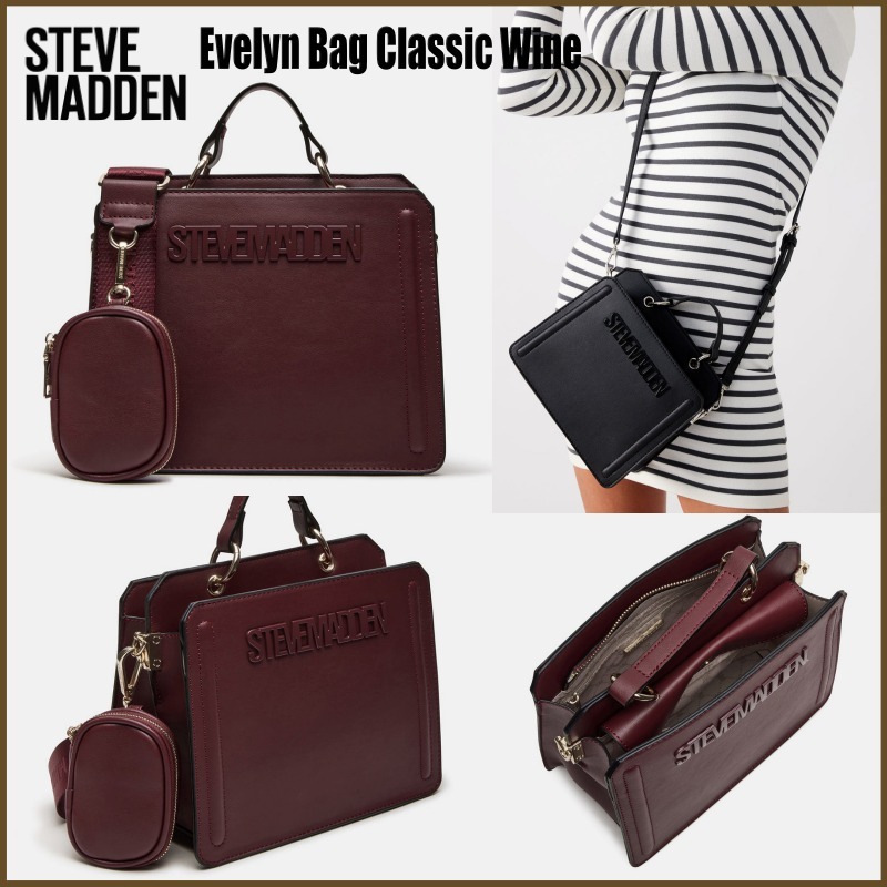 Steve Madden ☆ Evelyn Bag Classic ☆ ワインカラー