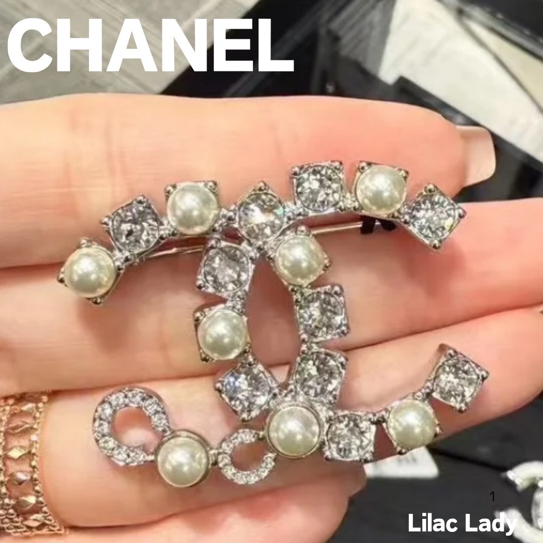 CHANEL《可愛すぎる♡CCロゴ》シャネル ロゴ ブローチ
