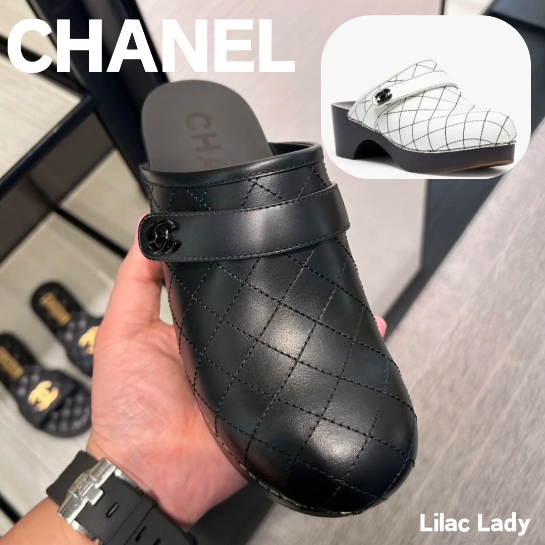 CHANEL《即完売 足元お洒落に》クロッグ サンダル