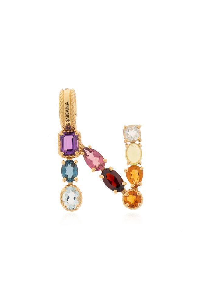 DOLCE & GABBANA レインボーアルファベットN18Ktチャーム