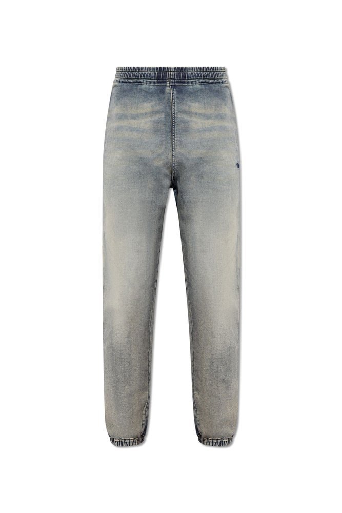 DIESEL Dラボトラックハイウエストテーパードジーンズ